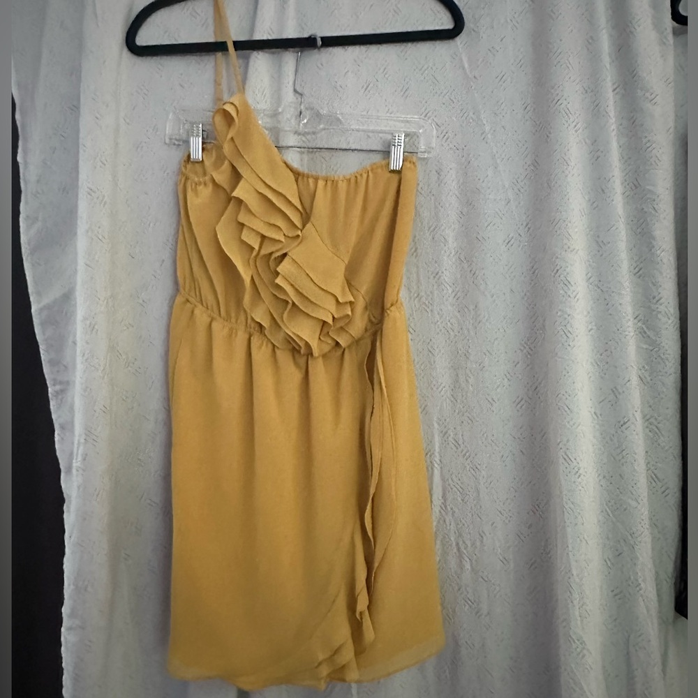 BCBGeneration Single Shoulder Dress with Pockets